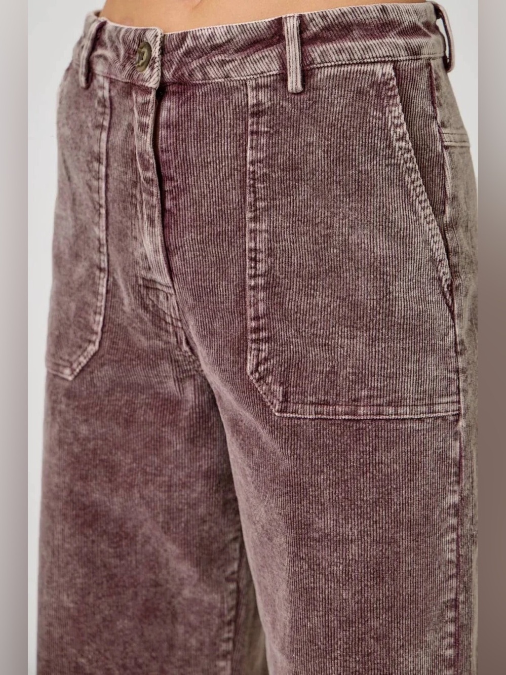 Anthropologie Chocolate Brown Corduroy Pants